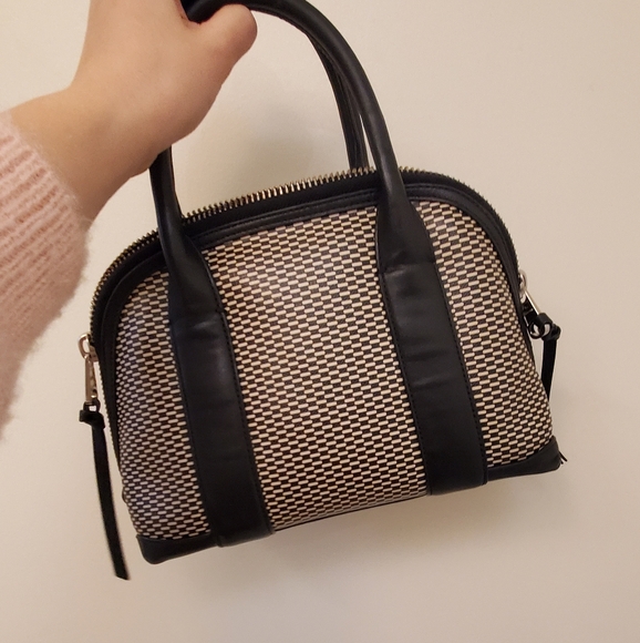 Mini Black&Cream Coach Handbag - Picture 2 of 7